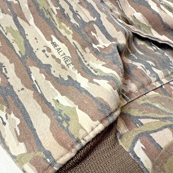 Vintage Realtree Spartan Camo Jacket Men's Size M Hunting Brown Green Camouflage - Picture 11 of 12